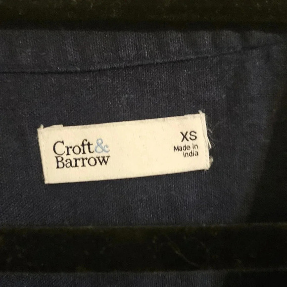 Croft & Barrow Embroidered Splitneck Dress - Picture 2 of 4